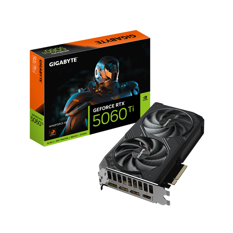 GIGABYTE GEFORCE RTX 5060 TI WINDFORCE 8GB GDDR7