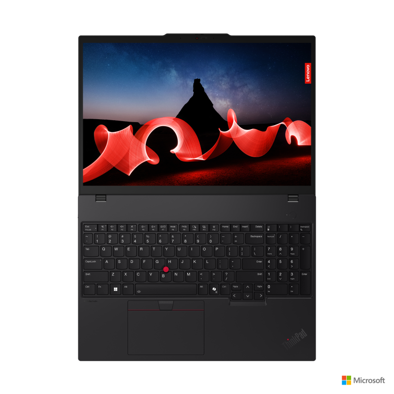 Laptop Lenovo ThinkPad T16 Gen 3, Intel Core Ultra 5 125U, 16" WUXGA, 16GB, 512GB SSD, Intel Graphics, Win 11 Pro, Negru