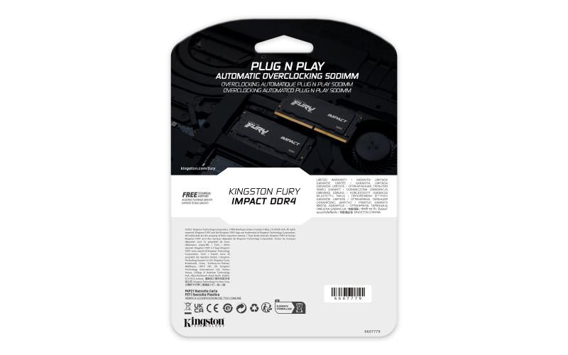 Kingston 32GB DDR4 3200MHz CL20 1.2V SODIMM