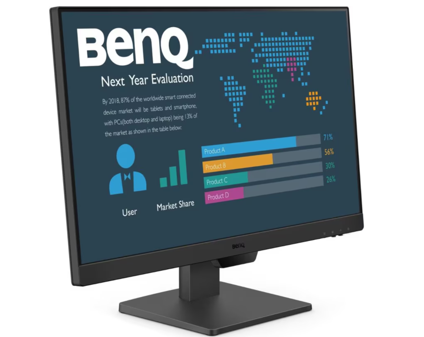 Monitor BenQ BL2490 24", Full HD, IPS, 100Hz, Negru