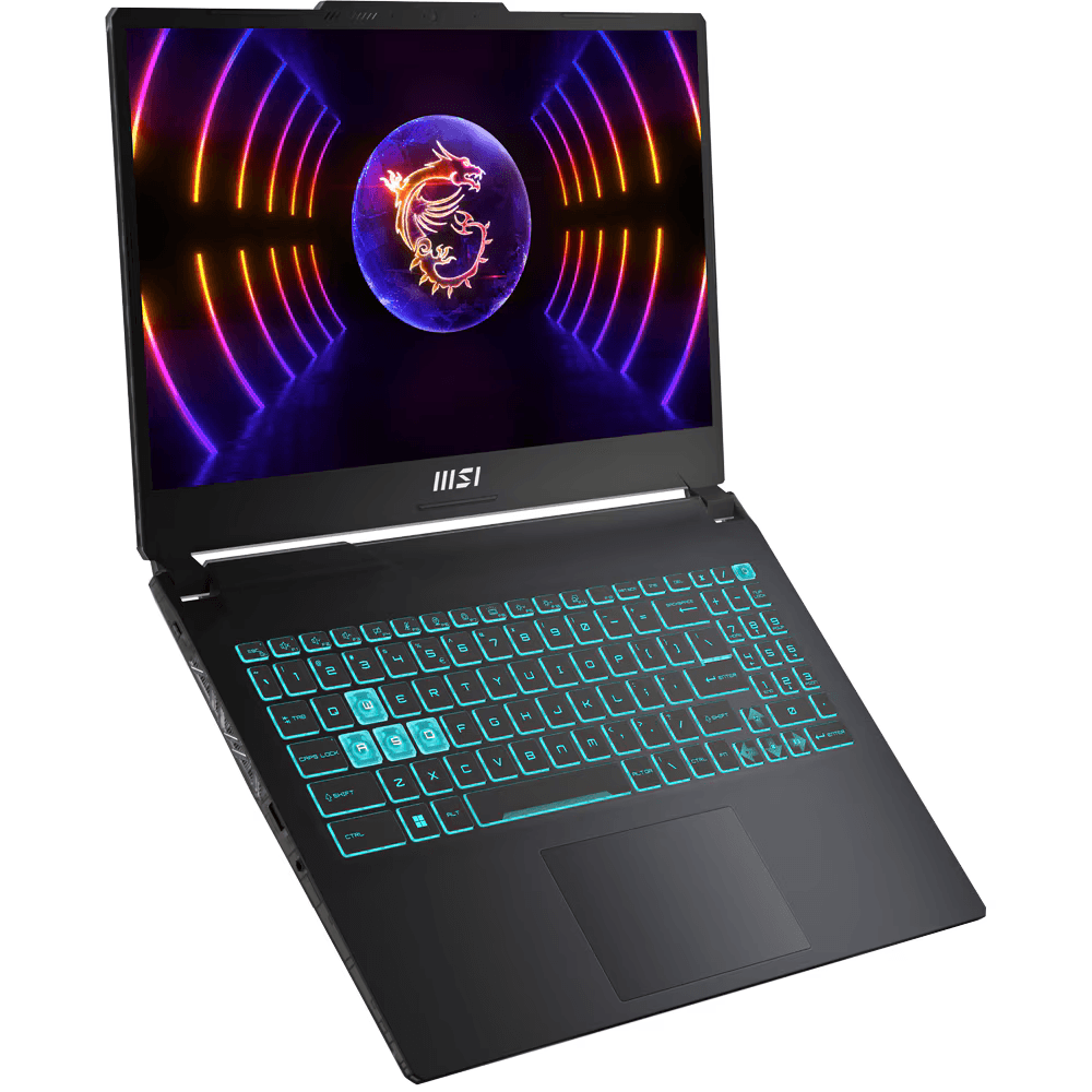 Laptop MSI Gaming Cyborg 15 A13VF-1608XRO, 15.6" FHD (1920x1080), 144Hz, Intel Core i5-13420H, NVIDIA GeForce RTX 4060 Laptop GPU 8GB GDDR6, 16 GB RAM, 512 GB SSD, Free DOS, Translucent Black