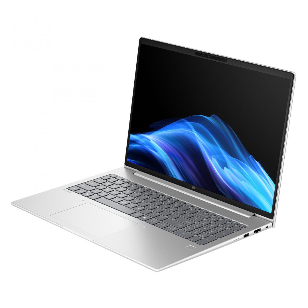 Laptop HP ProBook 4 G1a AD2K3ET, 16" WUXGA+, AMD Ryzen 7 250, 24 GB DDR5, 512 GB SSD, AMD Radeon 780M Graphics, Win 11 Pro, Argintiu