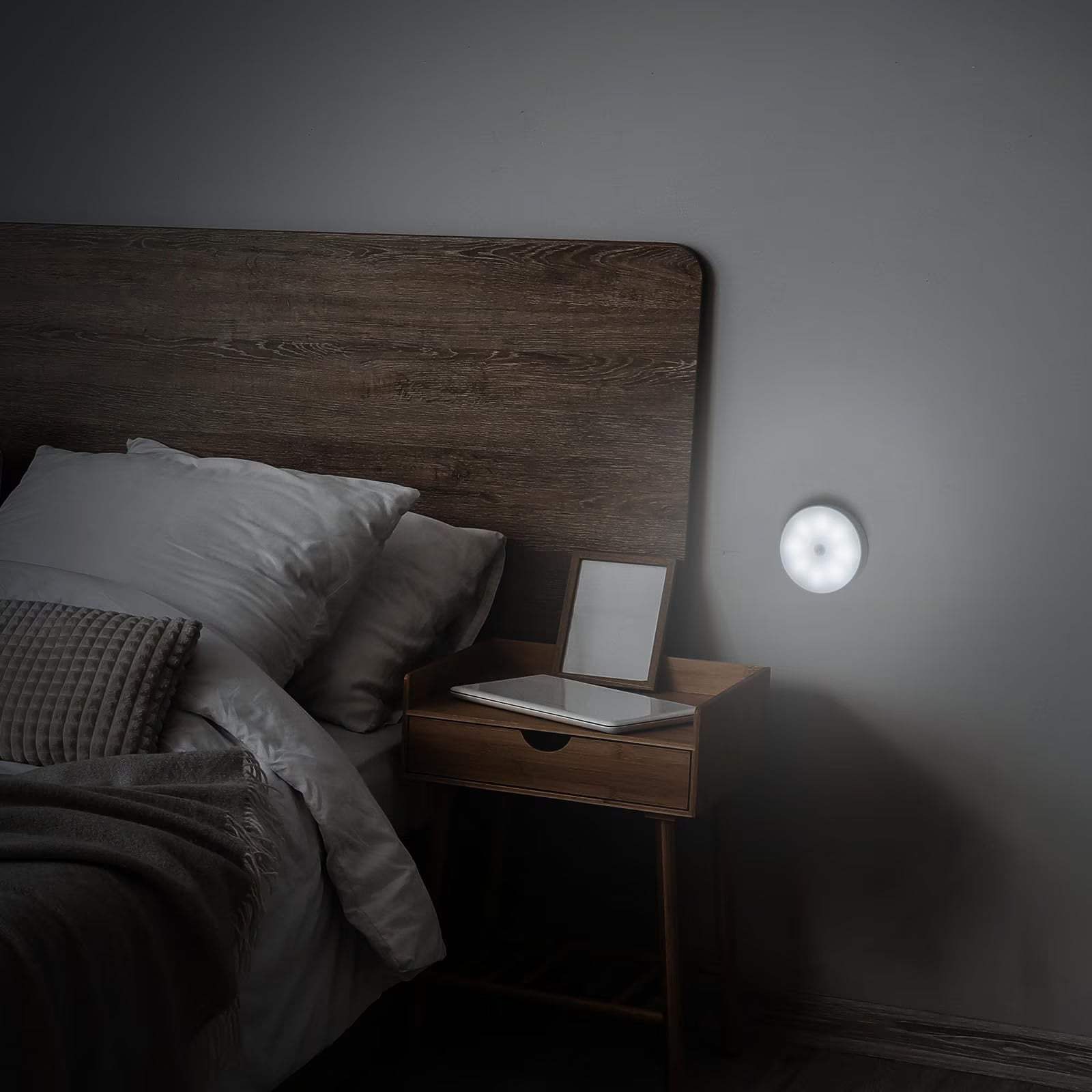 Lampa LED cu senzor, 2 temperaturi de culoare, reincarcabil