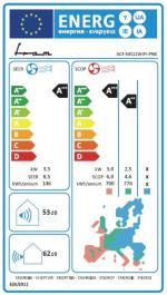 Aer Condiționat Fram Moonstone 12000 BTU, A+++/A++, Wi-Fi, Super Ionizare, 16–23mp