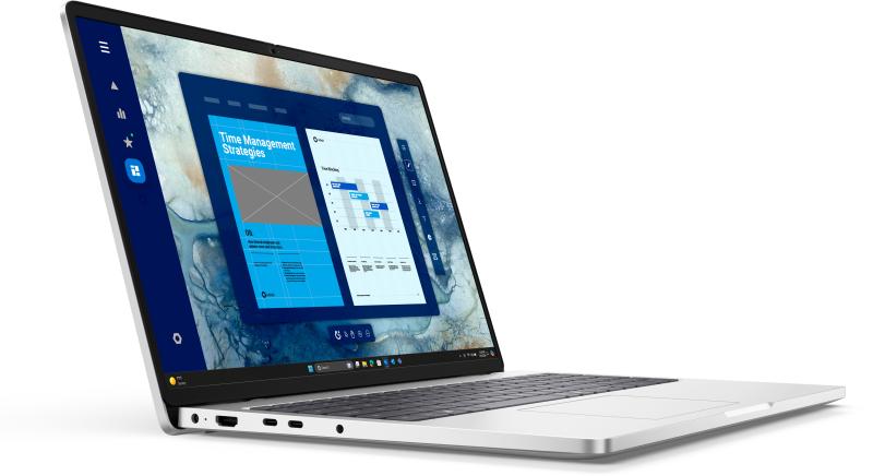 Laptop Dell Pro 16 PC16250, Intel Core 3 100U, 16" FHD+, 8GB DDR5, 512GB SSD, Intel Graphics, Windows 11 Pro, Platinum SIlver