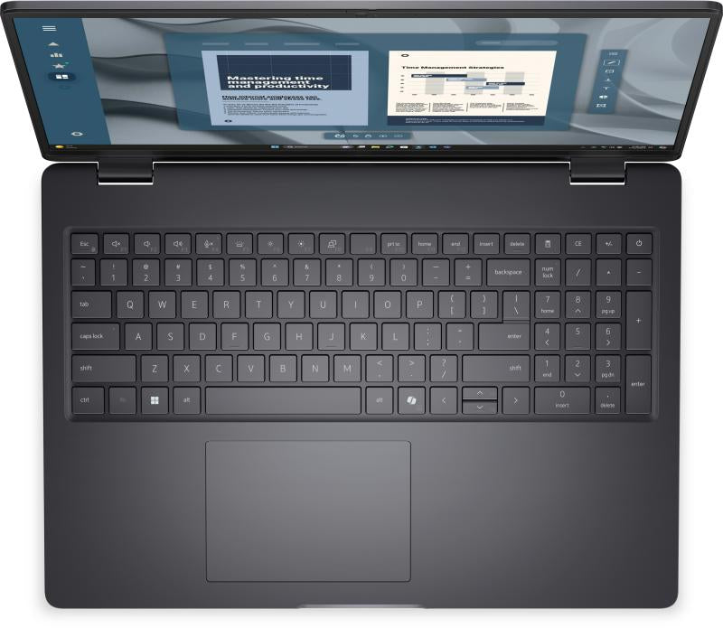 Laptop Dell Pro 16 PC16255, AMD Ryzen 5 PRO 230, 16" FHD+, 16GB DDR5, 1TB SSD, AMD Radeon 760M, Win 11 Pro, Negru