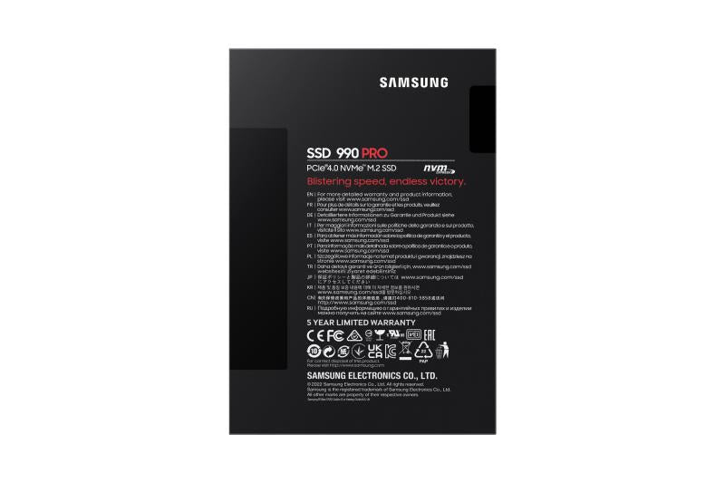 Samsung, 990 PRO 1TB NVMe M.2 2280 PCI-E