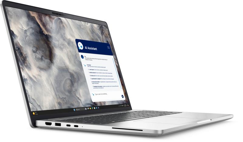 Laptop Dell Pro 16 Plus PB16250, Intel Core Ultra 5 235U, 16" FHD+, 16GB DDR5, 512GB SSD, Intel Graphics, Win 11 Pro, Gri