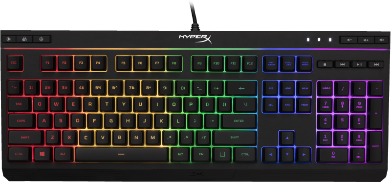 Tastatura HP HyperX Alloy Core RGB, cu fir, neagra