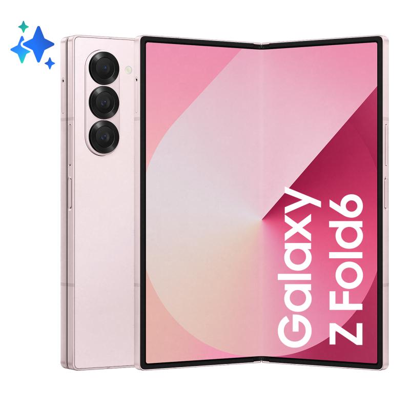 Samsung Galaxy Z Fold6 5G Pink 7.6” Dynamic AMOLED, 12GB RAM, 256GB, cameră triplă 50MP, baterie 4400mAh