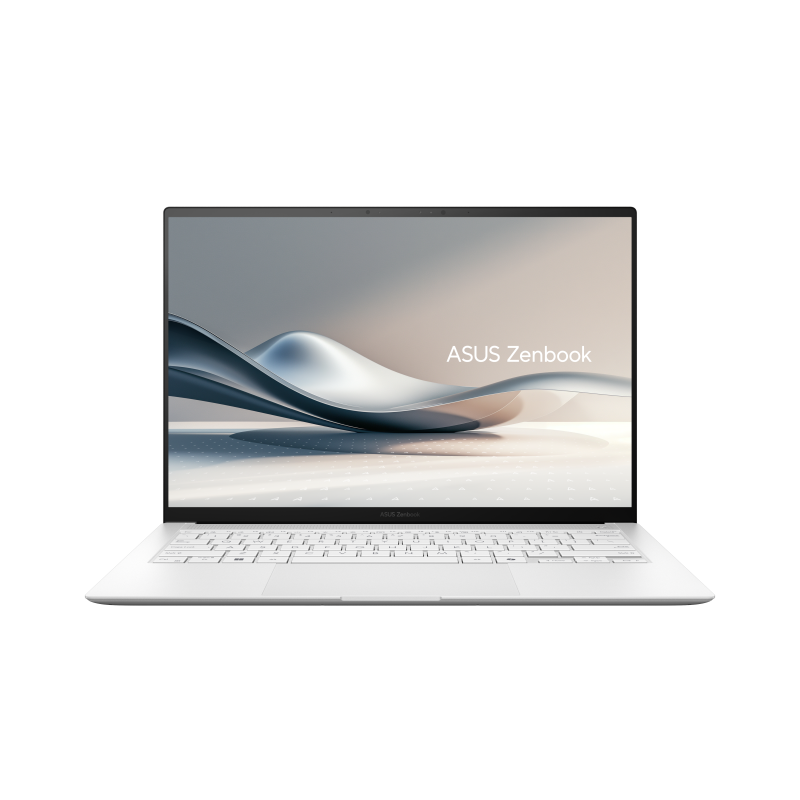 Laptop ASUS Zenbook S 14, UX5406SA-PV178X, 14.0-inch, 3K (2880 x 1800) OLED 120 Hz, Intel Core Ultra 7 258V, 32 GB RAM, 1 TB SSD, Windows 11 Pro, Scandinavian White