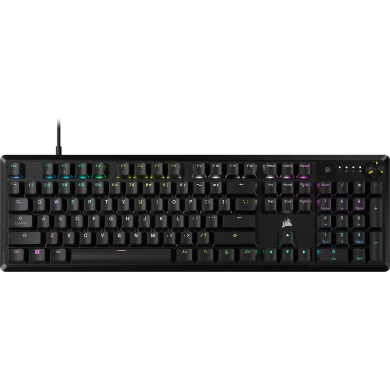 Tastatura mecanica Corsair K70 CORE, red switches, RGB, negru