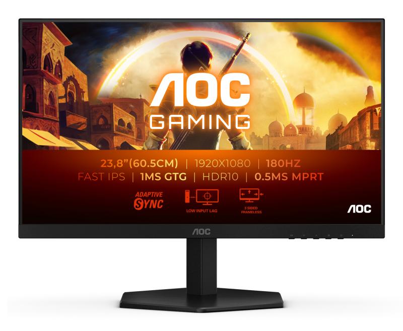 Monitor AOC 24" 24G42E, Full HD, Fast IPS, 180Hz, Negru
