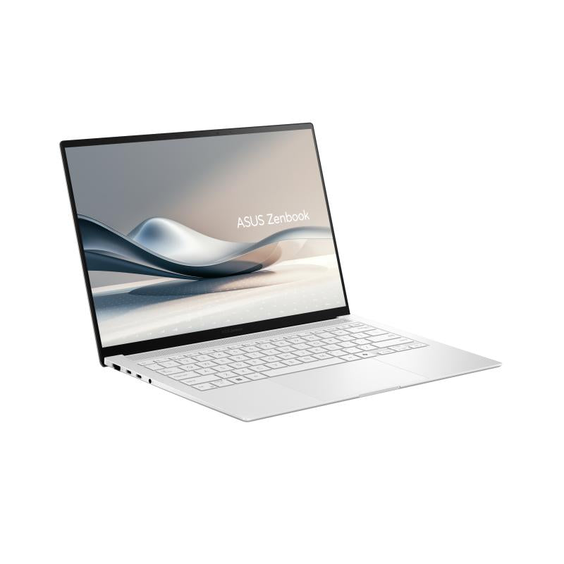 Laptop ASUS Zenbook S 14, UX5406SA-PV178X, 14.0-inch, 3K (2880 x 1800) OLED 120 Hz, Intel Core Ultra 7 258V, 32 GB RAM, 1 TB SSD, Windows 11 Pro, Scandinavian White