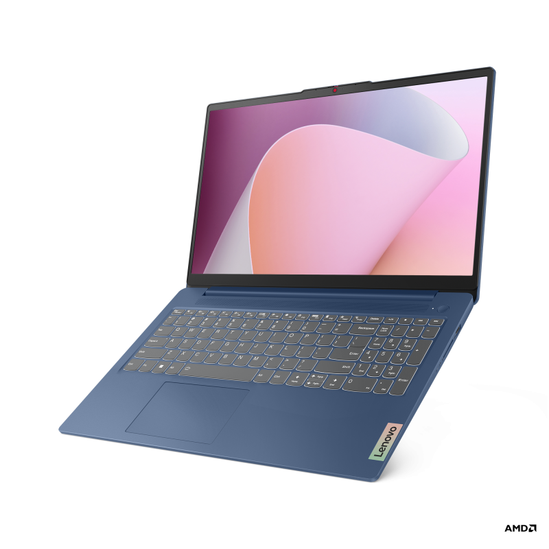 Laptop Lenovo IdeaPad Slim 3 15ABR8, 15.6" FHD (1920x1080) TN 250nits 60 Hz, AMD Ryzen 7 5825U, 16 GB RAM, 1 TB SSD, Free DOS, Abyss Blue