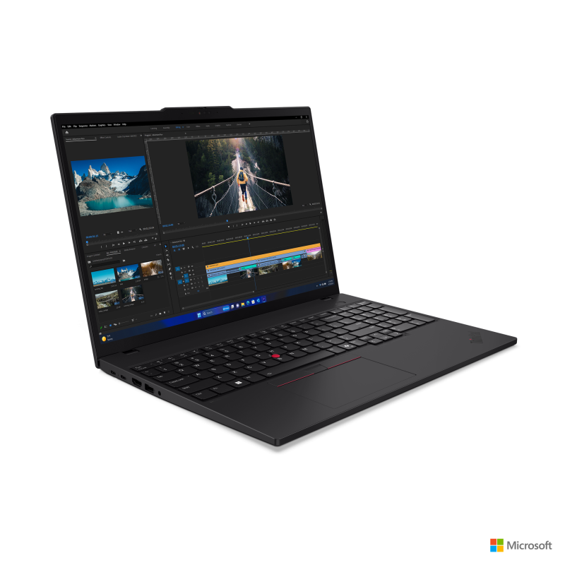 Laptop Lenovo ThinkPad T16 Gen 3, Intel Core Ultra 5 125U, 16" WUXGA, 16GB, 512GB SSD, Intel Graphics, Win 11 Pro, Negru