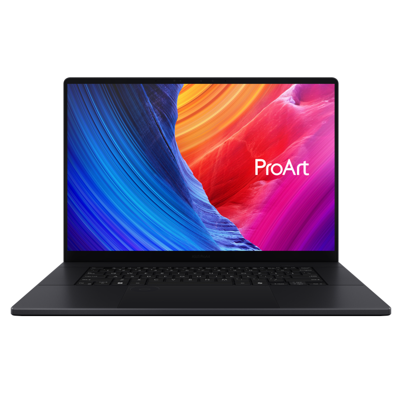 Laptop ASUS ProArt P16 OLED H7606WP, AMD Ryzen AI 9 HX 370, 16" 4K Touch, 64GB LPDDR5X, 1TB SSD, NVIDIA GeForce RTX 5070 8GB, Win 11 Pro, Negru