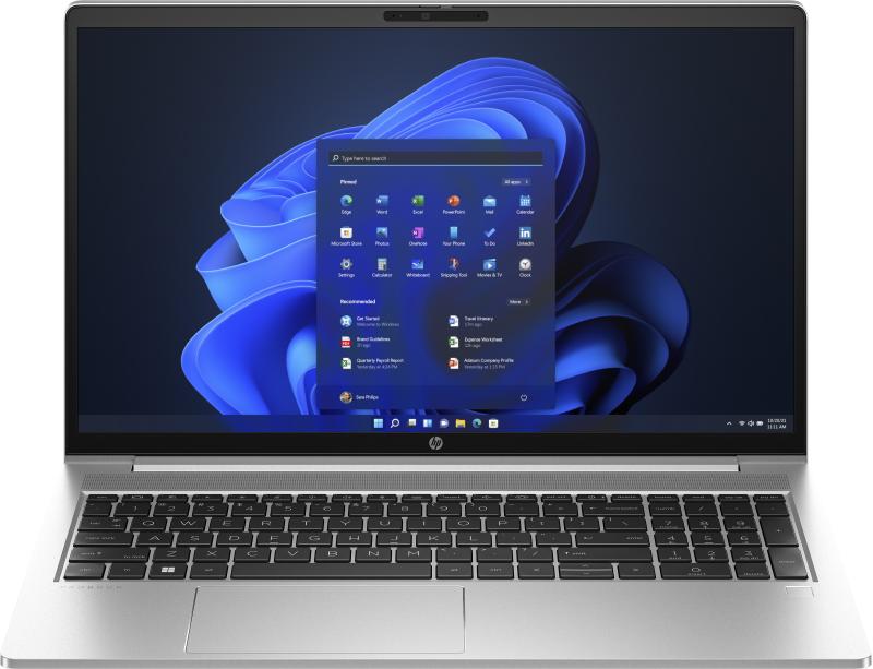 Laptop HP ProBook 455 G10, 15.6 inch FHD (1920x1080) LED Anti-Glare, AMD Ryzen 5-7530U Hexa Core, AMD Radeon Graphics, 16 GB RAM, 512 GB SSD, Windows 11 Pro, Pike Silver