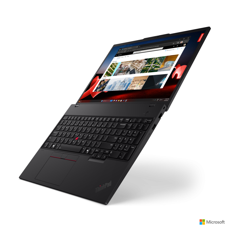 Laptop Lenovo ThinkPad T16 Gen 3, Intel Core Ultra 5 125U, 16" WUXGA, 16GB, 512GB SSD, Intel Graphics, Win 11 Pro, Negru