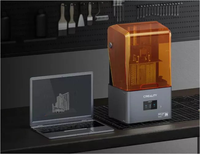 Imprimanta 3D Creality Halot-MAGE cu rasina Tehnologie SLA Stereolitografie sursa 100W dimensiuni printare 228x128x230mm Dimensiuni