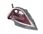 Fier de calcat Tefal Ultragliss Plus FV6840E0, 2800W, colector anticalcar, oprire automata, Gri/Visiniu
