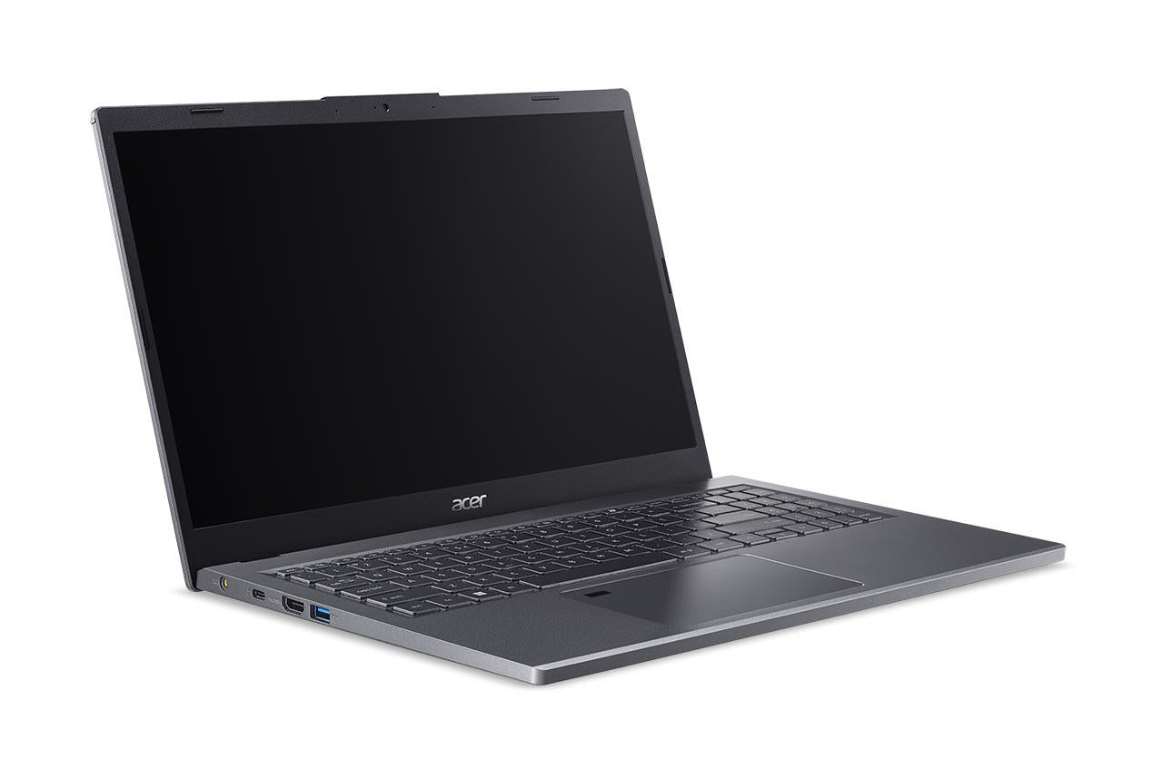 Laptop Acer Aspire 15 A15-51M-59HJ, 15,6 inch (39,62 cm), FHD IPS Display (non-glare) 60 Hz, 1920 x 1080, 16:9, Intel Core i5-13420H Processor, 16 GB RAM, 512 GB SSD, No OS, Steel Gray