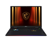 Laptop Gaming MSI Raider A18 18", AMD Ryzen 9 9955HX3D, NVIDIA GeForce RTX 5080, 64GB RAM, 2TB SSD, MiniLED UHD+ 120Hz, Core Black, Windows 11 Home