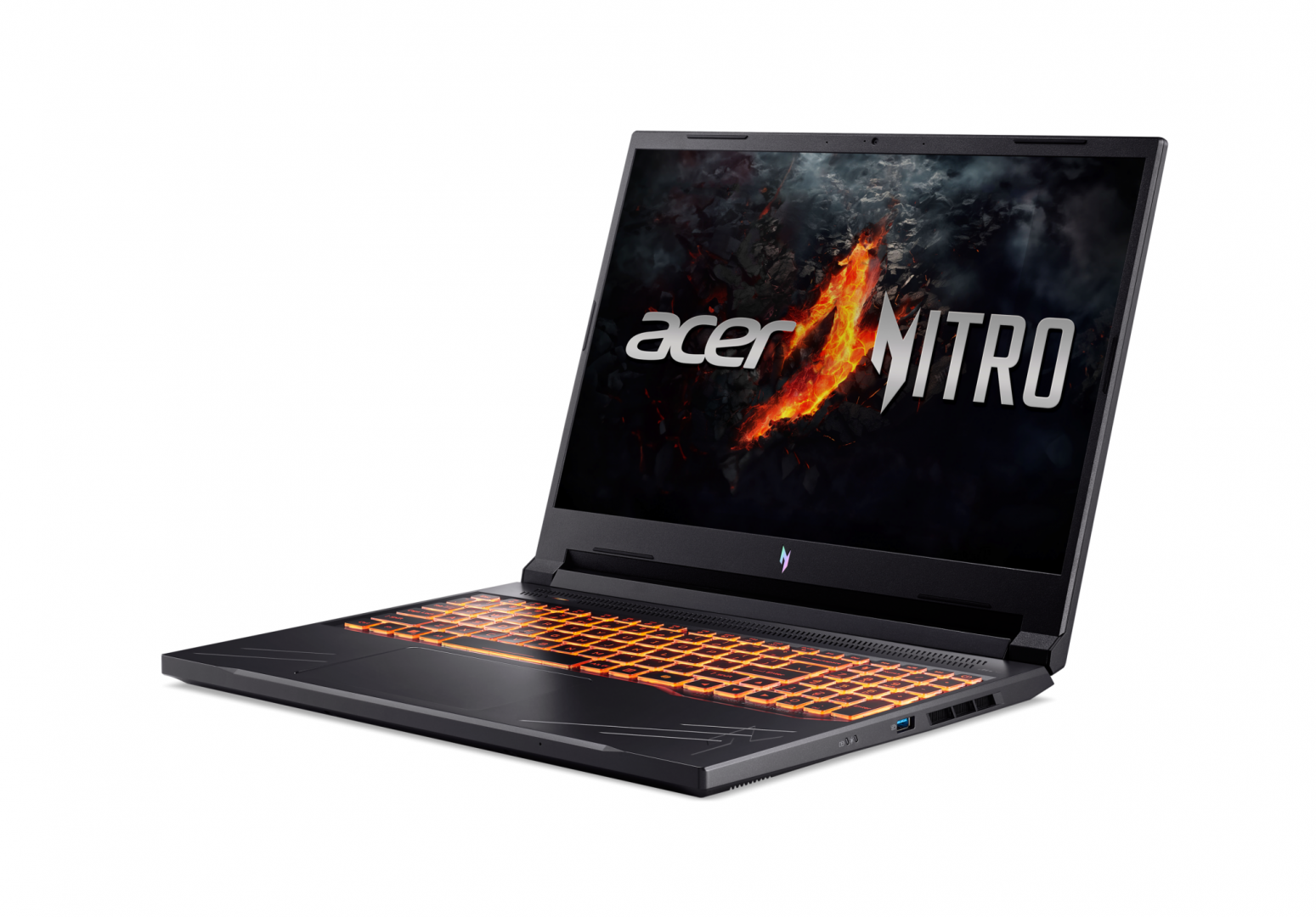 Laptop Acer Gaming Nitro V16 ANV16-71-77U1, 16 inches (40.64 cm), WQXGA 180 HZ IPS Display, 2560 x 1600, Intel Core i7-14650HX Processor, NVIDIA GeForce RTX 4060 8 GB GDDR6 VRAM, 16 GB RAM, 1 TB SSD, No OS, Obsidian Black