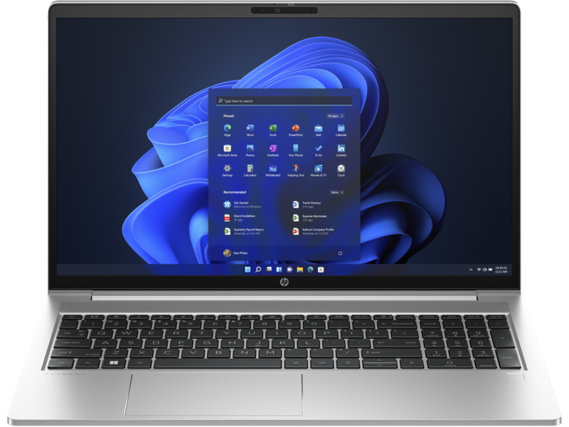 Laptop HP ProBook 455 G10, 15.6 inch FHD (1920x1080) LED Anti-Glare, AMD Ryzen 5-7530U Hexa Core, AMD Radeon Graphics, 16 GB RAM, 512 GB SSD, Windows 11 Pro, Pike Silver