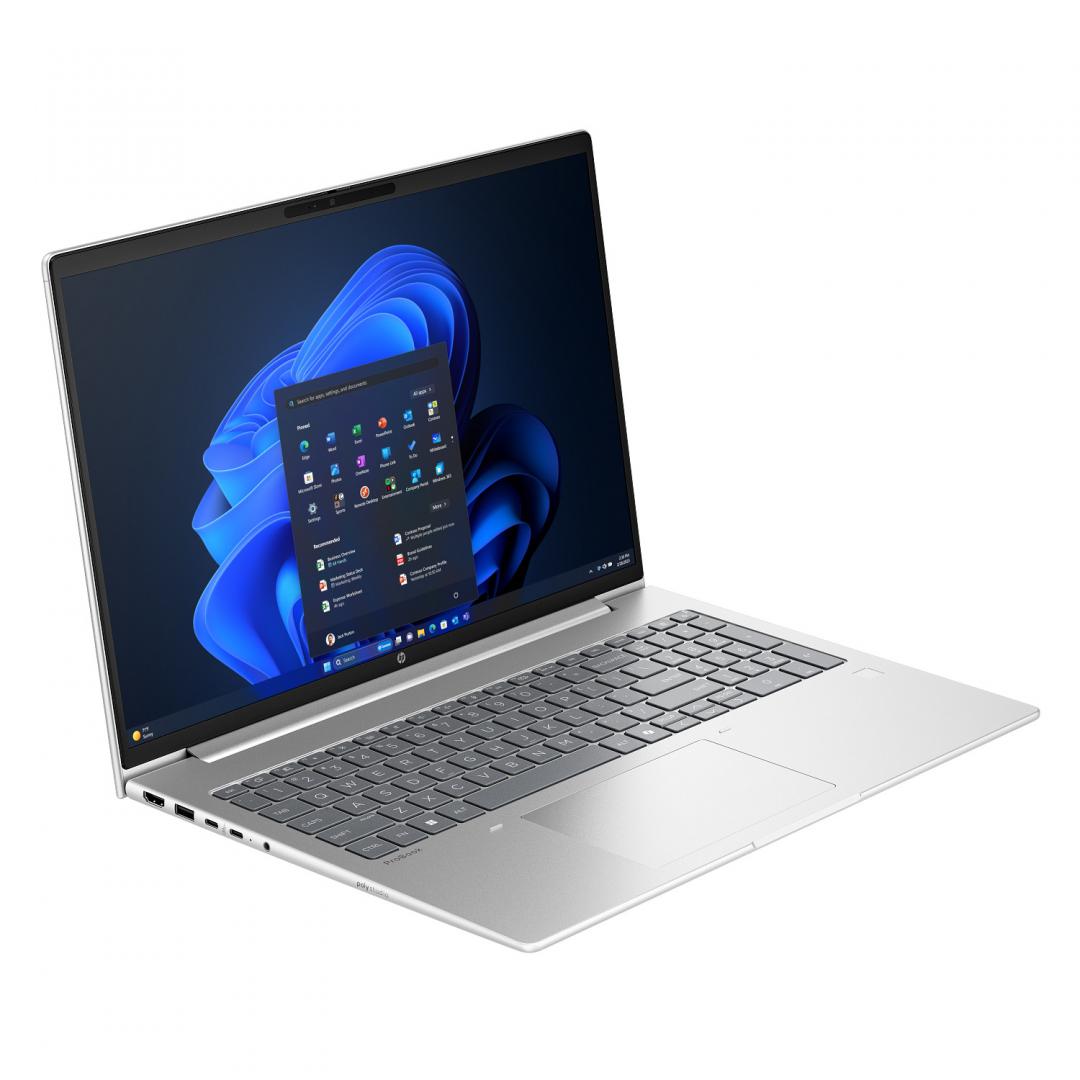 Laptop HP ProBook 4 G1a AD2K3ET, 16" WUXGA+, AMD Ryzen 7 250, 24 GB DDR5, 512 GB SSD, AMD Radeon 780M Graphics, Win 11 Pro, Argintiu