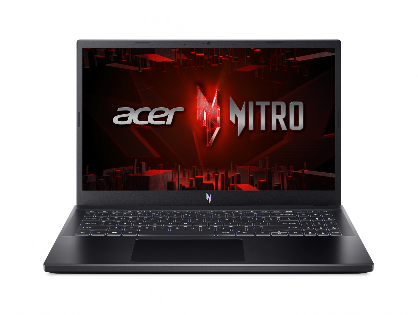 Laptop Acer Gaming Nitro V15 ANV15-51, 15.6" IPS display, Full HD 1920 x 1080, 144 Hz, Intel Core i5-13420H, NVIDIA Geforce RTX 2050 4GB GDDR6, 16 GB RAM, 512 GB SSD, No OS, Obsidian Black