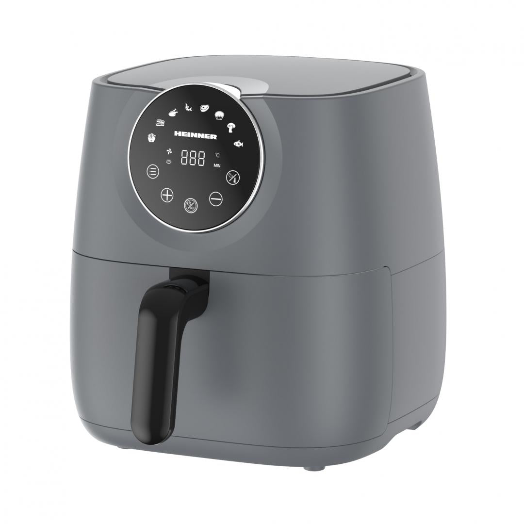 Friteuză cu Aer Cald Heinner SmartFry HAF-B6GREY1700, 5.7L, 1700W, Touch, 8 Programe, Gri Antracit