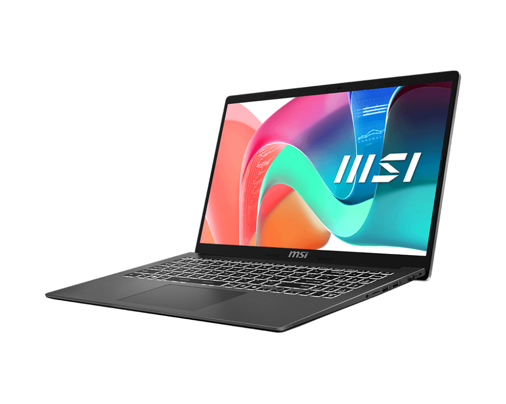 Laptop MSI Modern 15 F13MG-296XRO, 15.6" FHD (1920x1080) 60 Hz, IPS-Level, Intel Core i5-1334U, 8 GB RAM, 512 GB SSD, Free DOS, Platinum gray