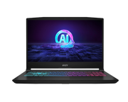 Laptop MSI Gaming Katana A15 AI B8VE-605XRO, 15.6" FHD (1920x1080), 144Hz, AMD Ryzen 7 8845HS, NVIDIA GeForce RTX 4050 Laptop GPU 6GB GDDR6, 16 GB RAM, 512 GB SSD, Free DOS, Black