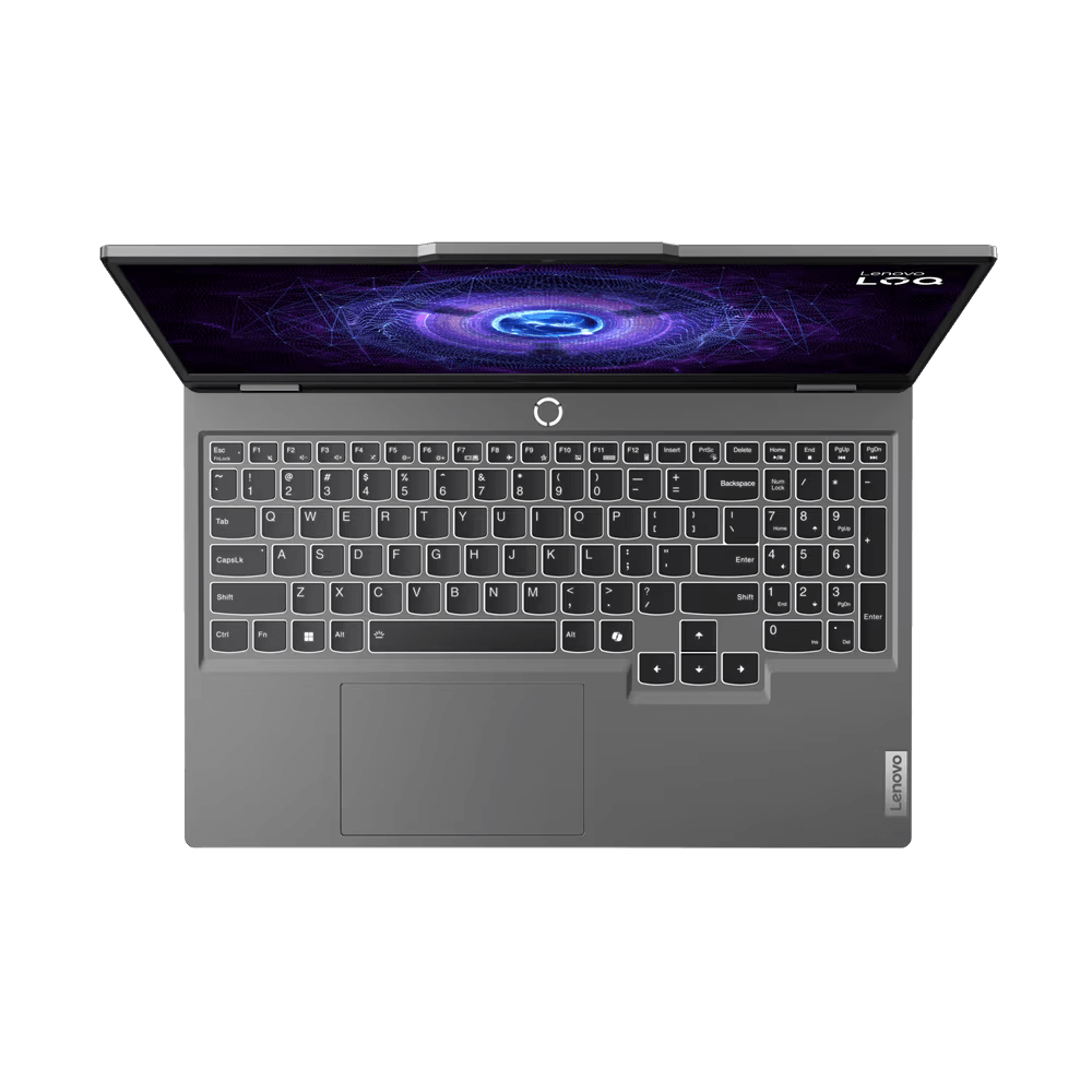 Laptop Lenovo Gaming LOQ 15IAX9, 15.6" FHD (1920x1080) IPS 300 nits, 144 Hz, Intel Core i5-12450HX, NVIDIA GeForce RTX 3050 6GB GDDR6, 24 GB RAM, 1TB SSD, Luna Grey