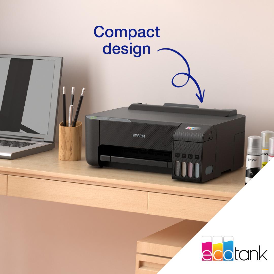 Imprimanta color CISS Epson EcoTank L1230, A4, USB, negru