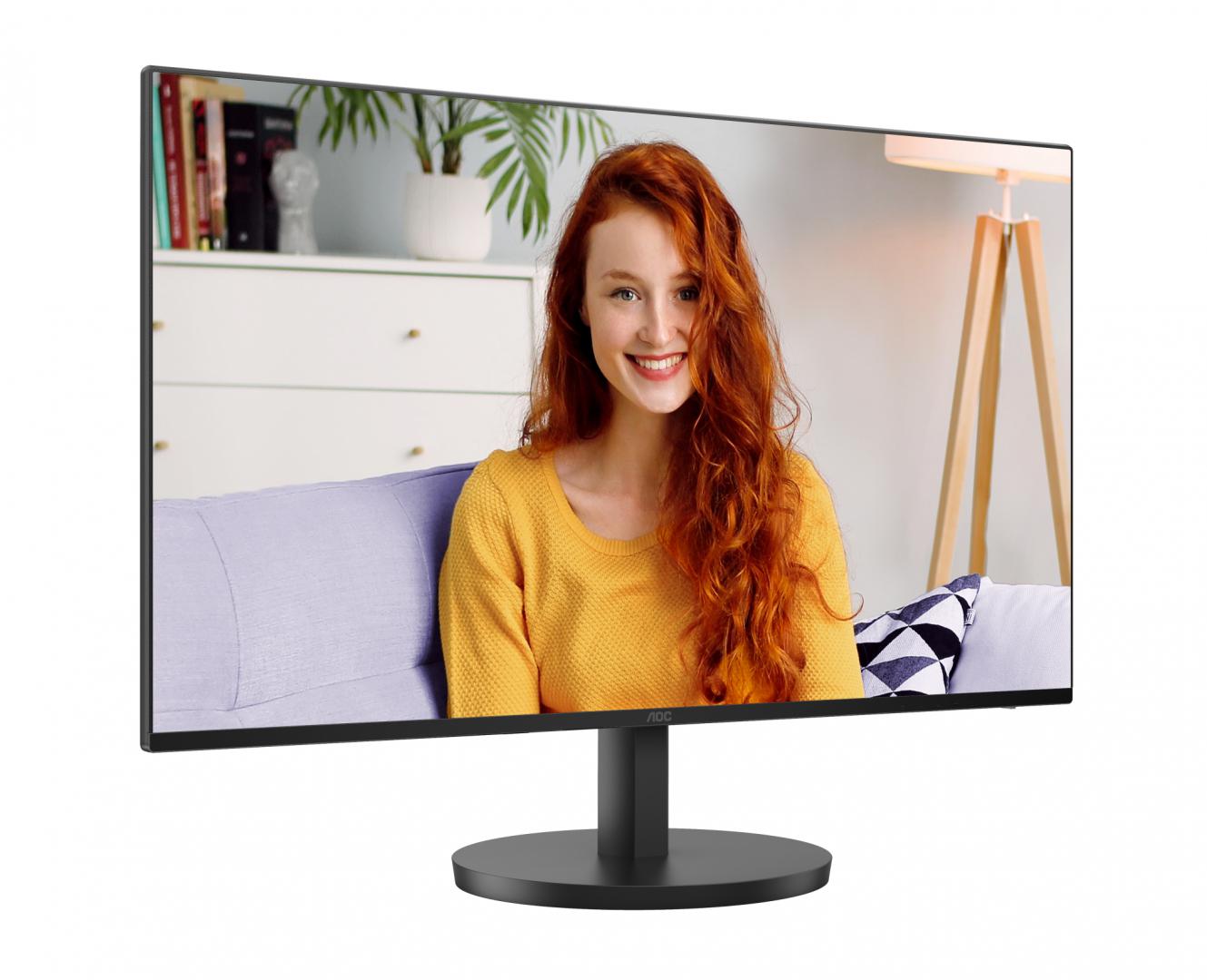 Monitor AOC 24B3HA2 23.8", Full HD, 100Hz, Negru