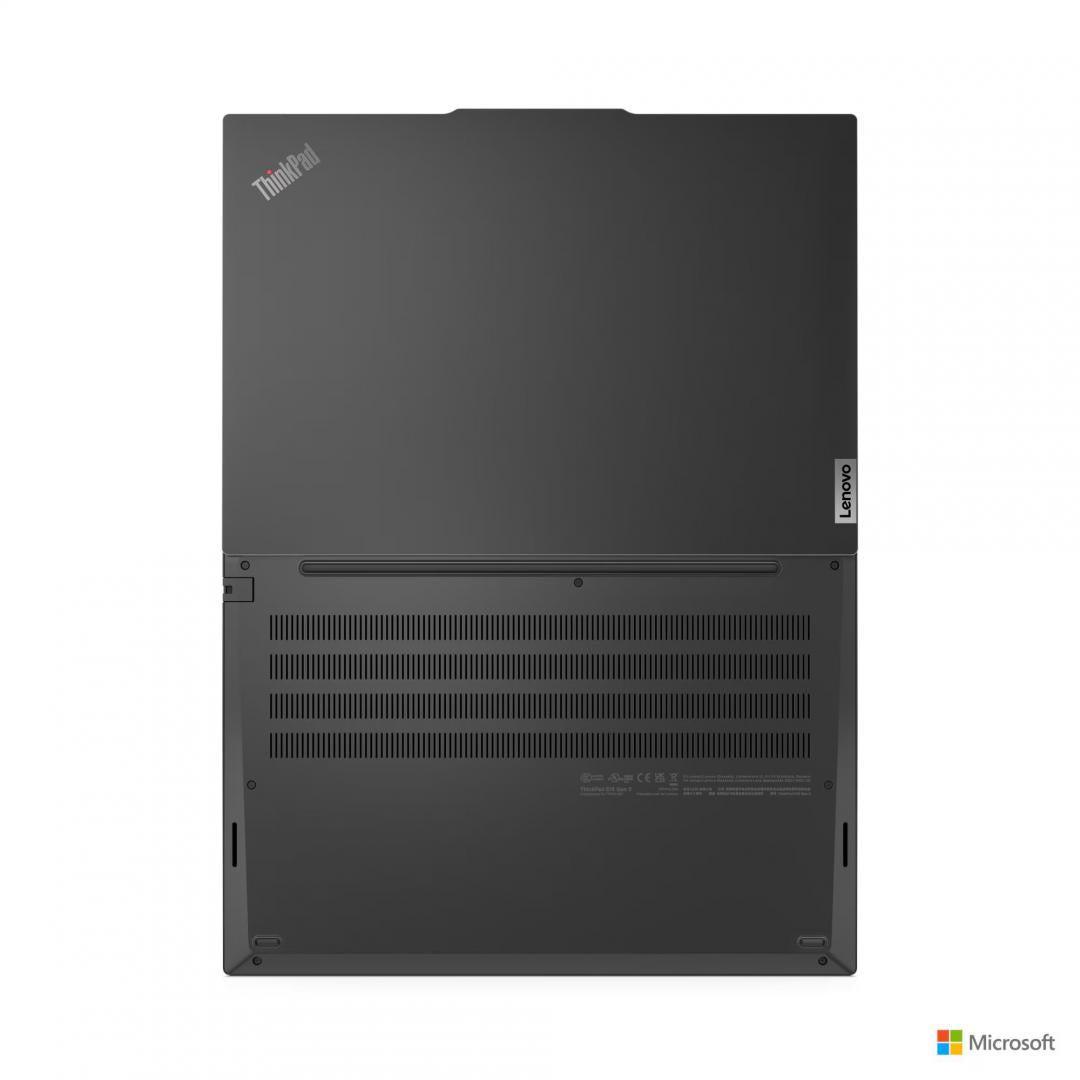 Laptop Lenovo ThinkPad E16 Gen 2, Intel Core Ultra 7 155H, 16" WUXGA, 32GB DDR5, 1TB SSD, Intel Arc Graphics, Negru, fără OS