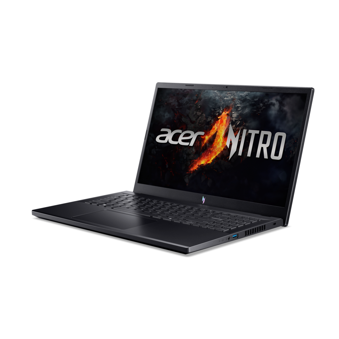 Laptop Acer Gaming Nitro V15 ANV15-41-R72Q, 15.6 inch, 165 Hz, Full HD, AMD Ryzen 5 6600, NVIDIA GeForce RTX 3050, 16 GB RAM, 512 GB SSD, Obsidian Black