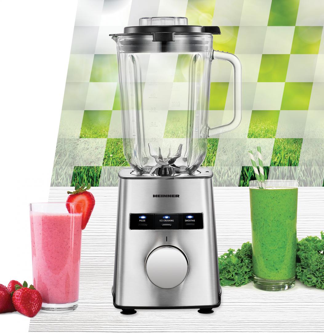 Blender de masa Heinner HBL-HE800SS, 800W, Bol 1.5L, Argintiu