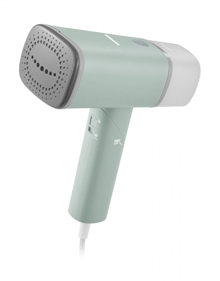 Aparat de calcat vertical Heinner Venus HGS-1500GR, 1500W, talpa ceramica, perie inclusa, Verde