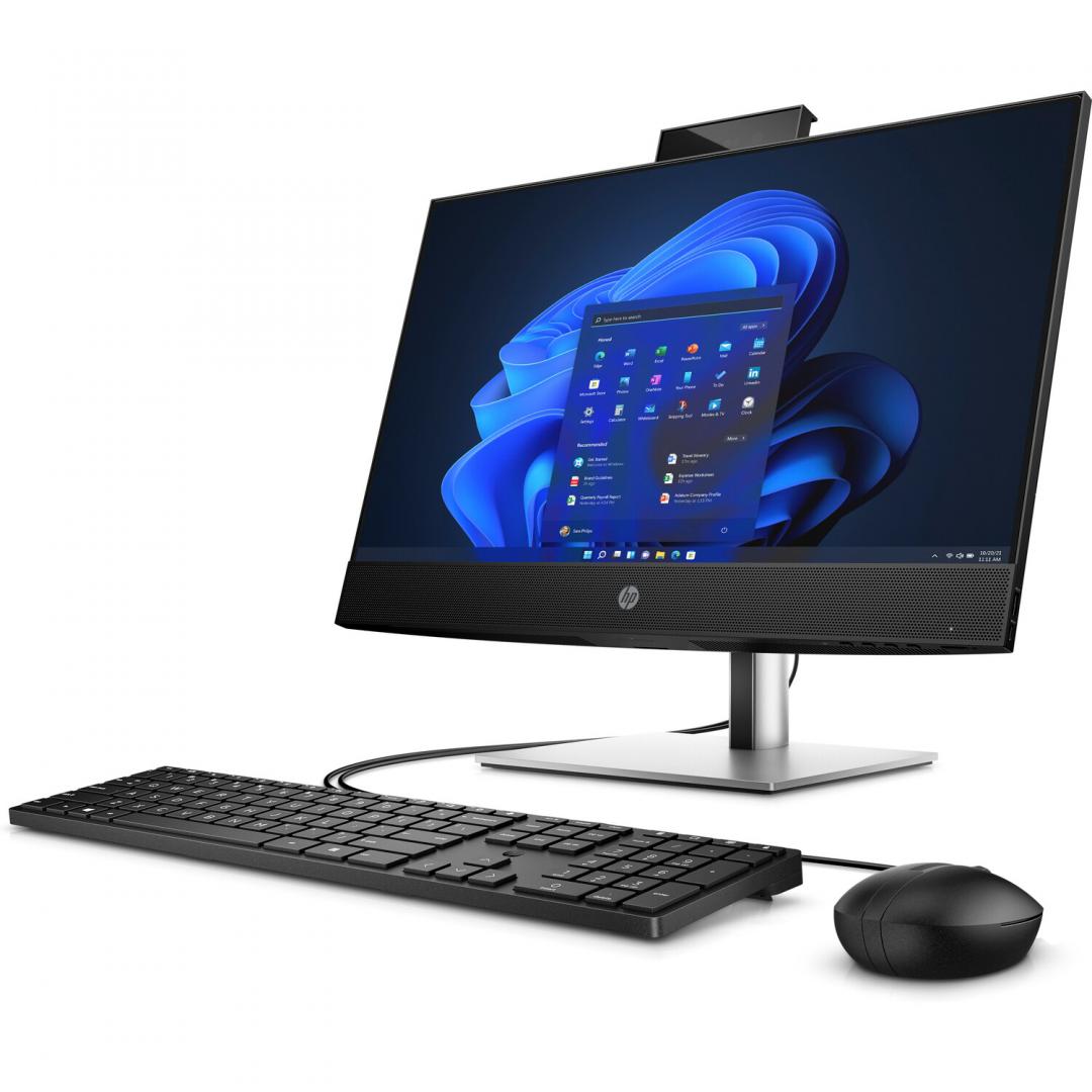 Sistem All-in-One HP ProOne 440 G9 cu procesor Intel Core i7-13700T pana la 4.9GHz, 23.8", Full HD, IPS, 16GB DDR4, 512GB SSD, Intel UHD Graphics 770, Microsoft Windows 11 Pro 64 ,Black