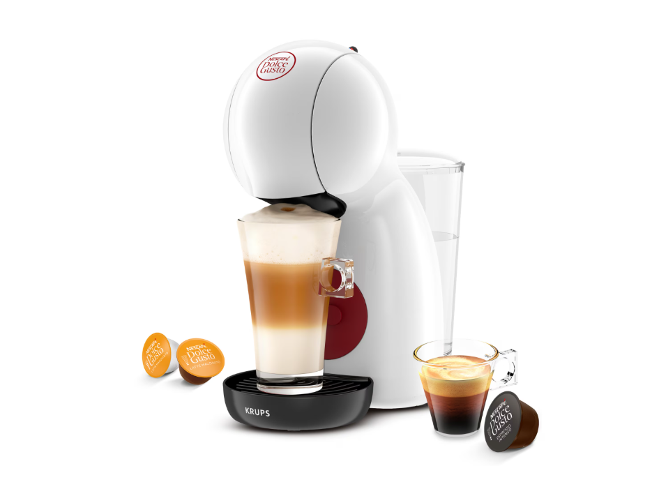 Espressor Capsule KRUPS Dolce Gusto Piccolo XS KP1A3110, 15 Bar, 1600W, Alb-Negru, 0.8L