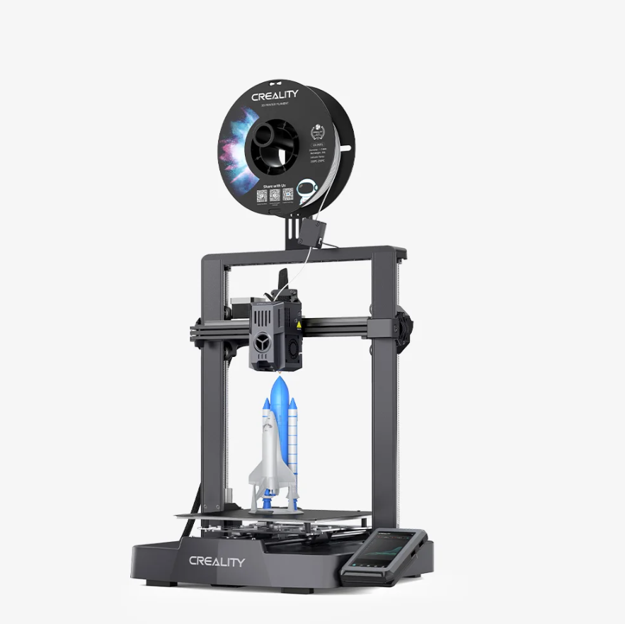 Imprimanta 3D, Ender-3 V3 KE viteza maxima 500mm/s auto nivelare negru 220x220x240mm