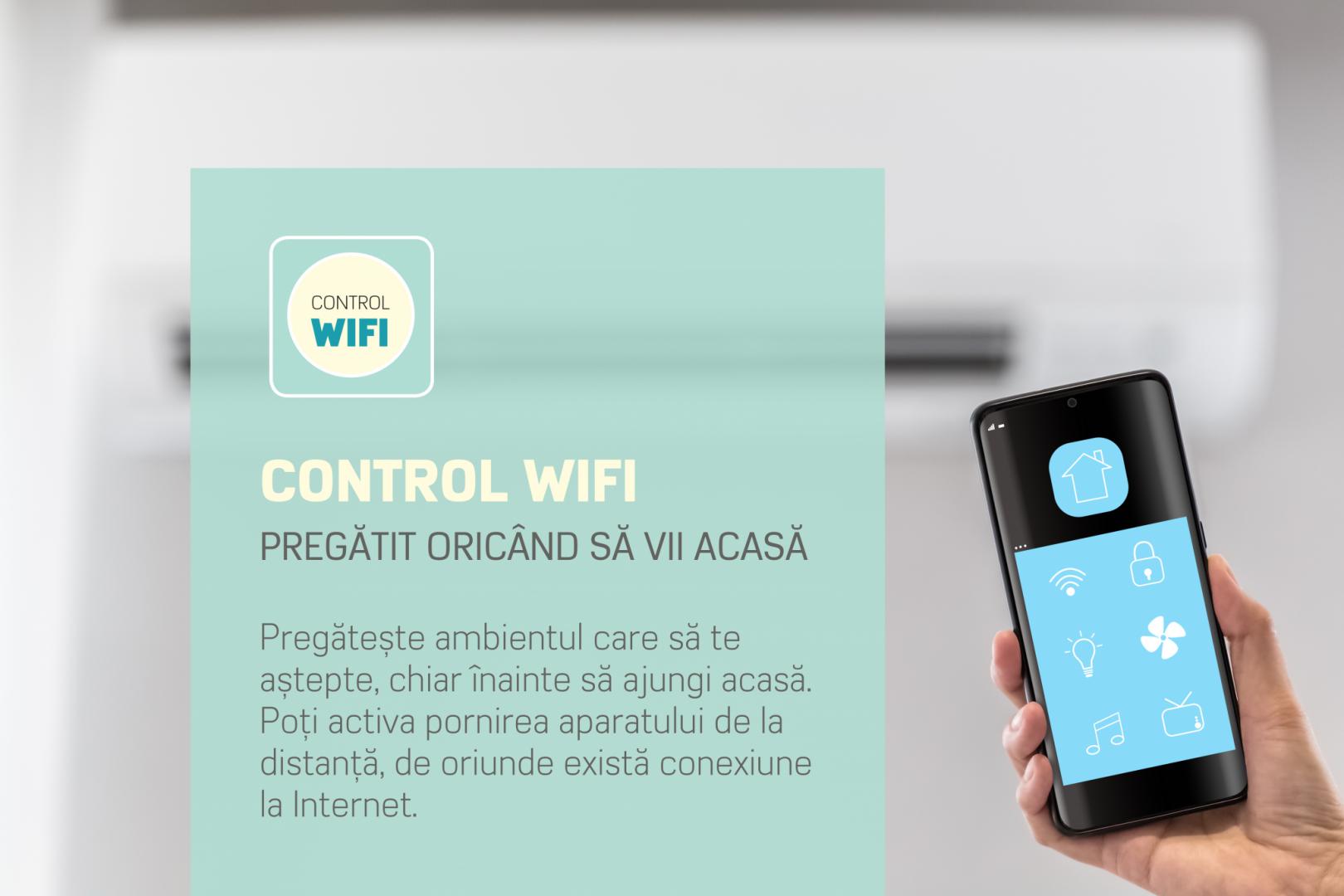 Aer Condiționat Fram 24000 BTU ACF-HS24KITWIFI++, Wi-Fi, Kit inclus, SMART & iFEEL, 28–38mp