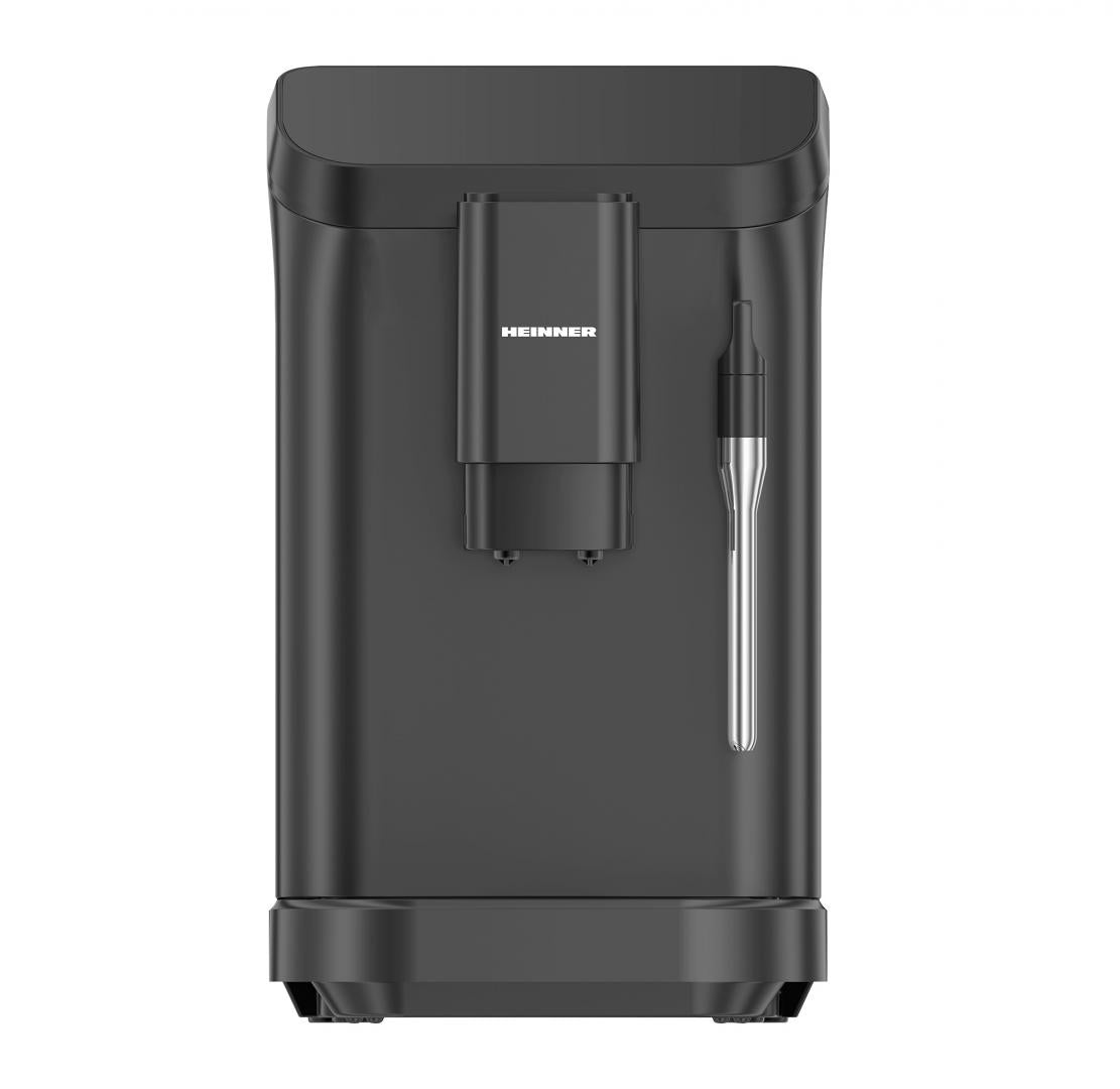 Espressor Automat Heinner Buongiorno HEMA-D20DBK, 20 Bar, Cafea Boabe, Filtru Inox, Negru