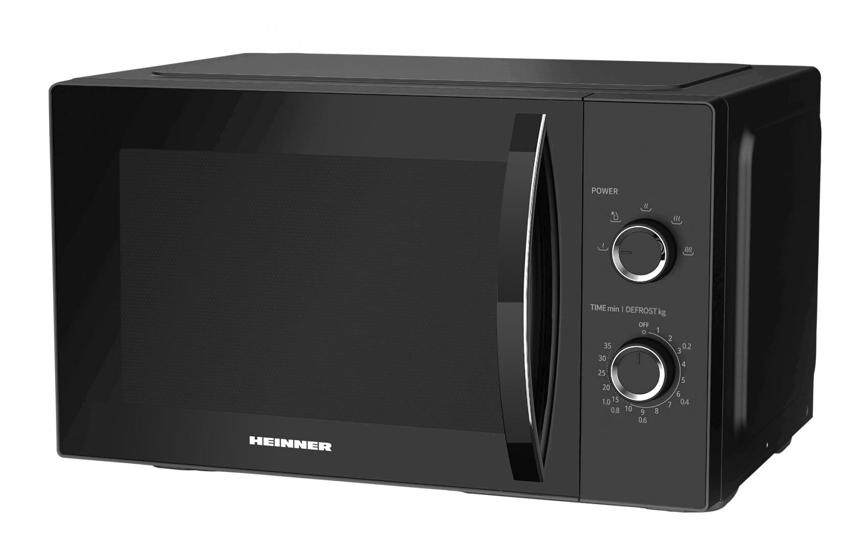 Cuptor cu microunde Heinner HMW-MD25MBK, 800W, Negru