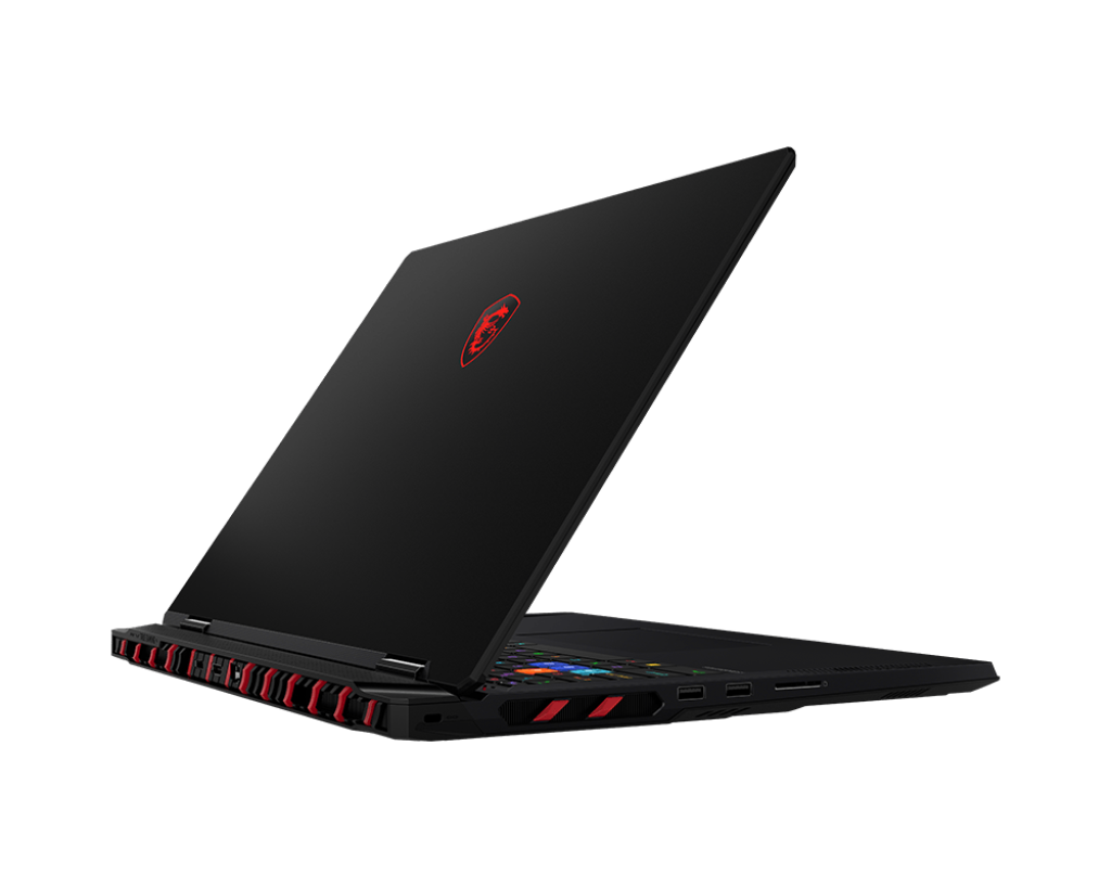 Laptop Gaming MSI Raider A18 18", AMD Ryzen 9 9955HX3D, NVIDIA GeForce RTX 5080, 64GB RAM, 2TB SSD, MiniLED UHD+ 120Hz, Core Black, Windows 11 Home