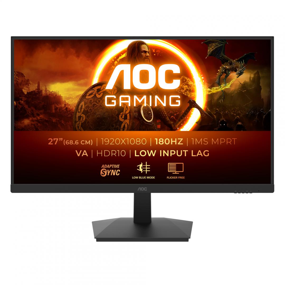 Monitor AOC 27G15N2 27", Full HD, VA, 180Hz, Negru
