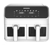 Friteuză Dublă cu Aer Cald Heinner DualFry Supreme HAF-H8DB17WH, 8L, 1700W, Alb